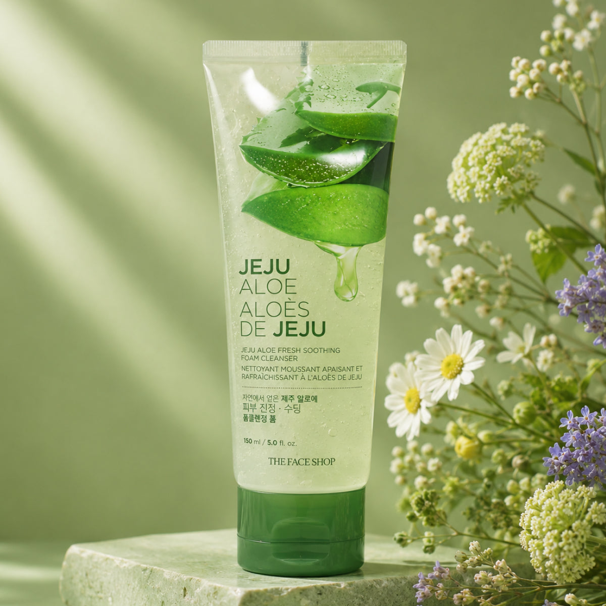 The Face Shop Jeju Aloe Fresh Soothing Gel (Bottle )